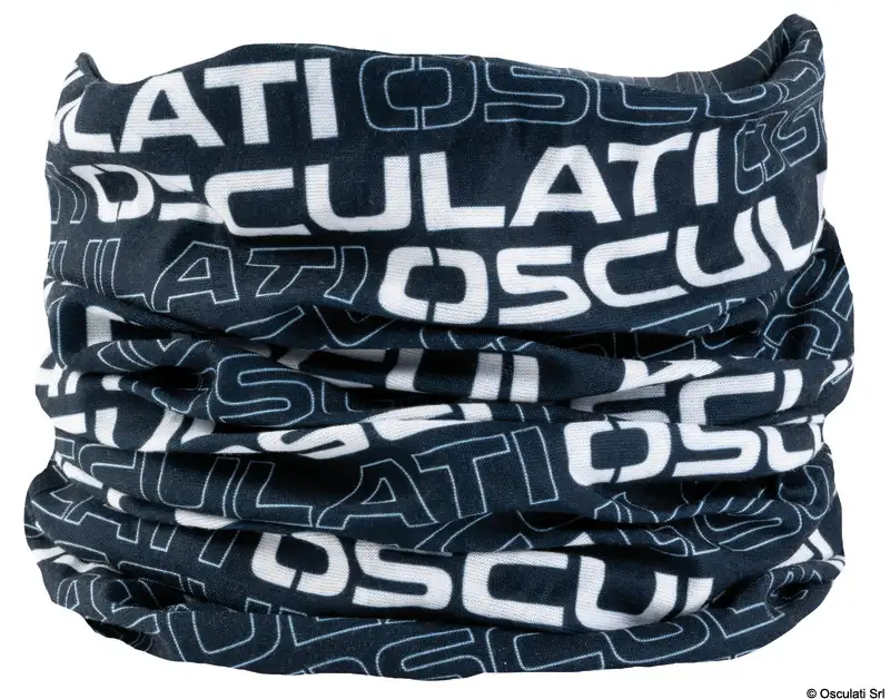 70.190.15-25BL Bandana microfibra Osculati, stampa sublim. Blu Osculati