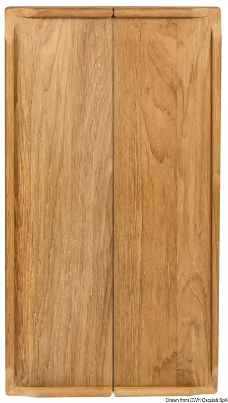 71.202.00 Tavolo teak pieghevole 70×64 cm Osculati