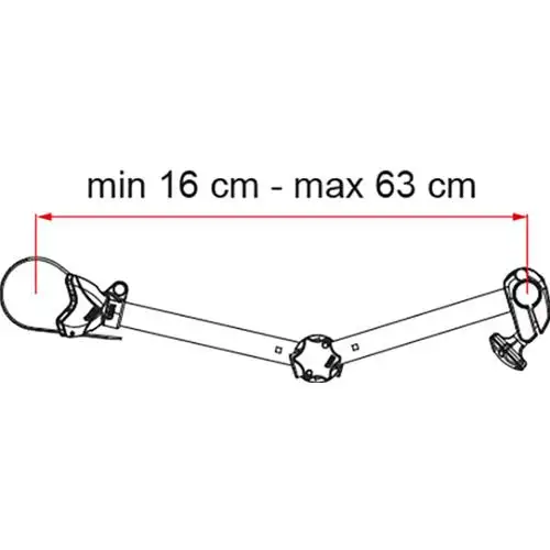 BRACCETTO PER CARRY-BIKE BIKE BLOCK PRO S D2 07215E01A