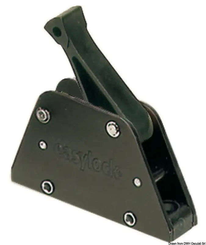 72.078.10 Easylock anodizzato nero singolo Osculati