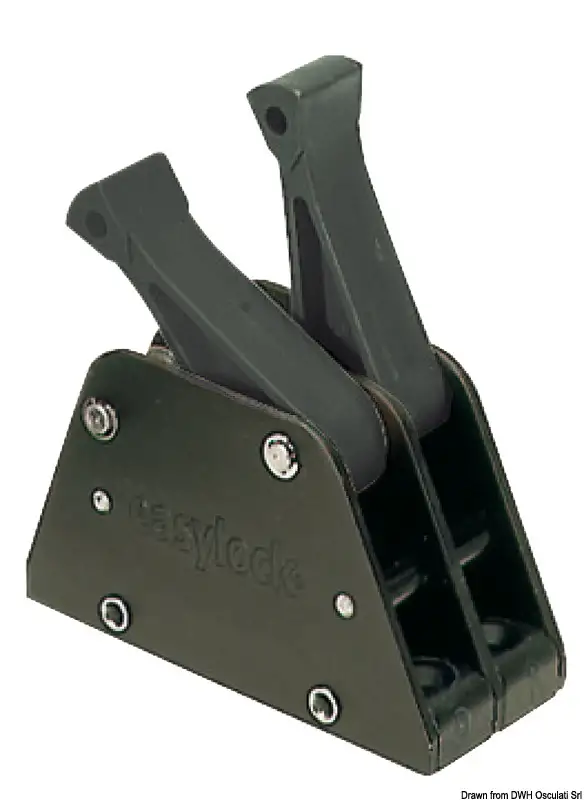 72.078.20 Easylock anodizzato nero doppio Osculati