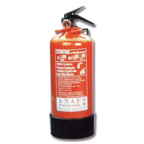 ESTINTORE CLASSE ABC 2KG CON MANOMETRO