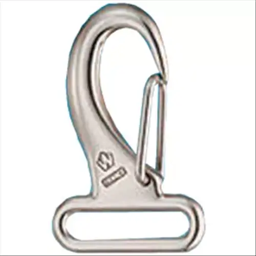 MOSCHETTONE INOX SNAP WICHARD MM.60 PER FETTUCCIA