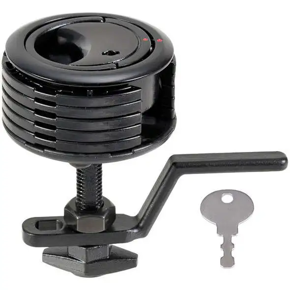Alzapagliolo Eclipse MK2 Lift & Turn con serratura inox nero - Small