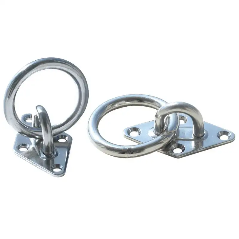 ANELLO SU PIASTRINA ROMB. 50 x 28 mm