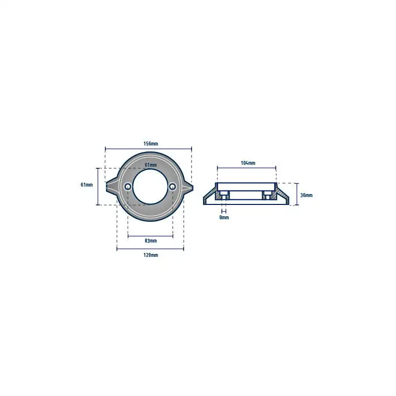 Anodo piede Volvo 280