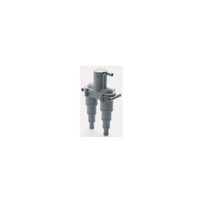 Anti-sifone+gomito per tubo senza valvola Ø 13, 19, 25 e 32mm