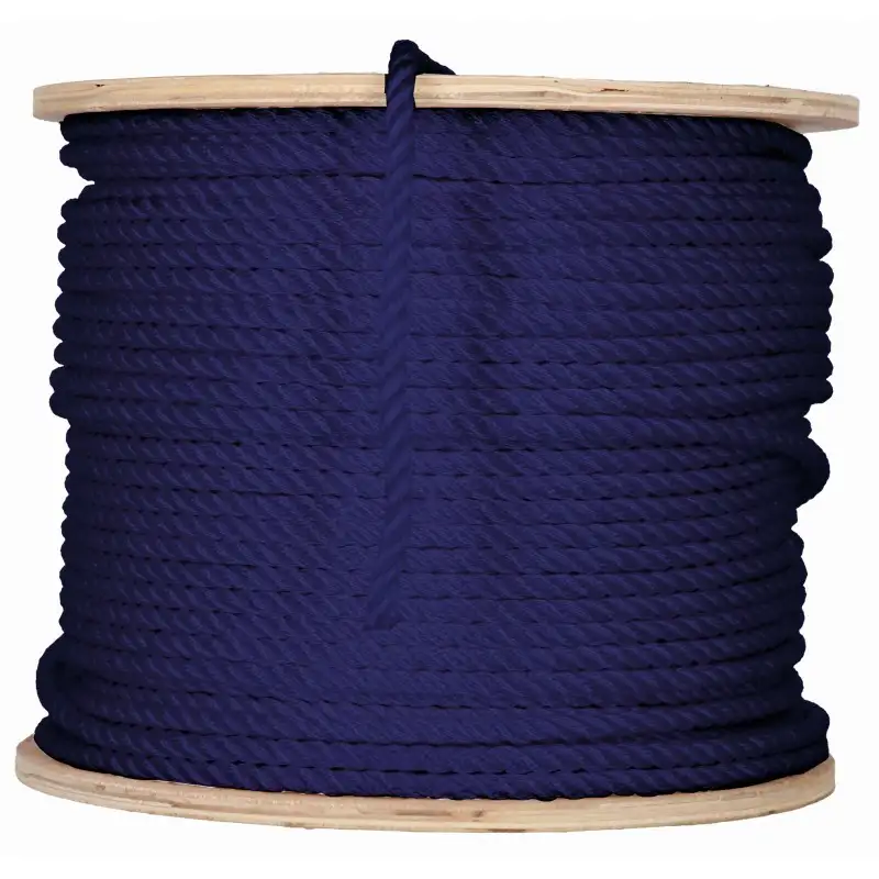 Cima ormeggio ritorta blu navy alta tenacita’ø mm.28 mt 100