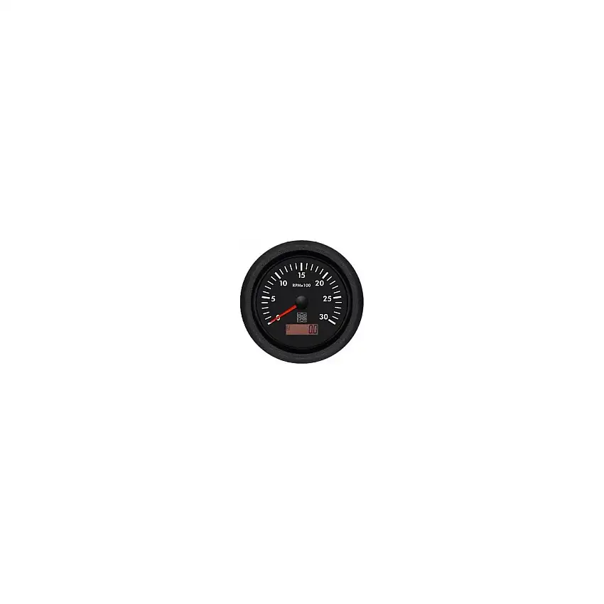 Contagiri-con timer 100mm - 12/24V 0-3000 RPM - Terminale W