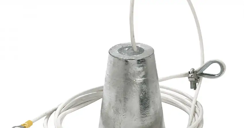 ANODO SOSPESO IN ZINCO