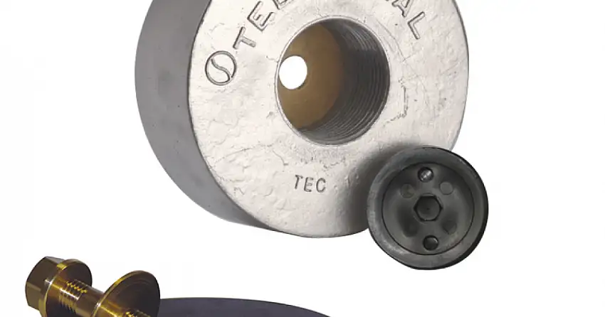 ANODO TONDO IN ZINCO ø MM.135
