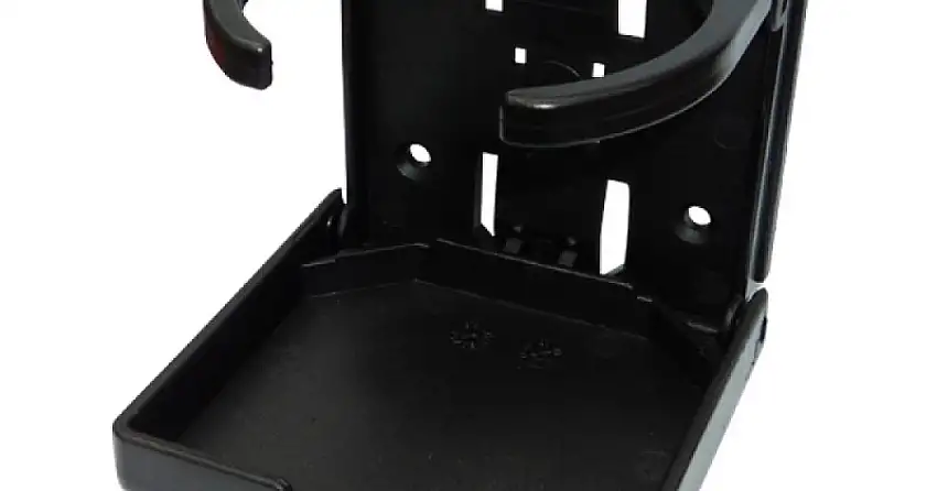 PORTABICCHIERE IN PLASTICA NERA