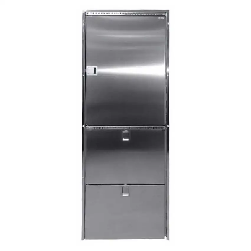 Frigorifero 160L / congelatore 95L + congelatore 65L Cruise Combi Line Inox 320L