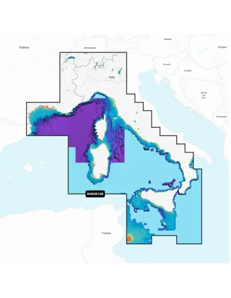 Garmin Navionics Vision+ NVEU012R Mediterraneo Centrale e Occidentale
