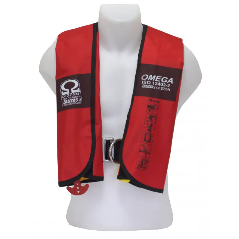 Giubbotto di salvataggio gonfiabile automatico OMEGA 275 N CON CINTURA DI SICUREZZA - LALIZAS