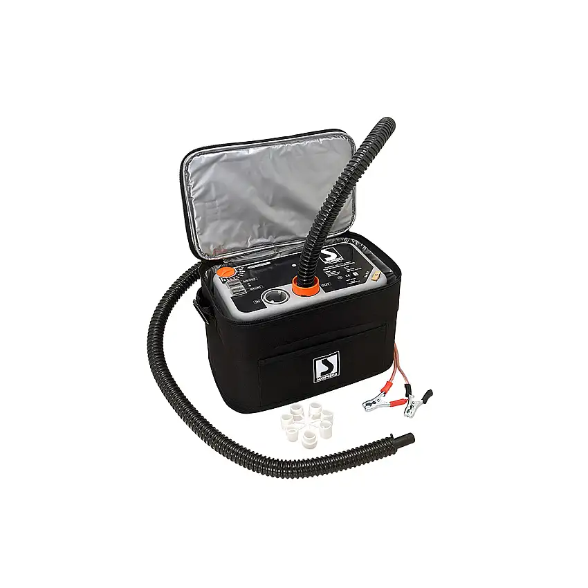 GONFIATORE E SGONFIATORE ELETTRICO 12V 45/60 AMP 1000 LT/MIN BRAVOTURBOMAX