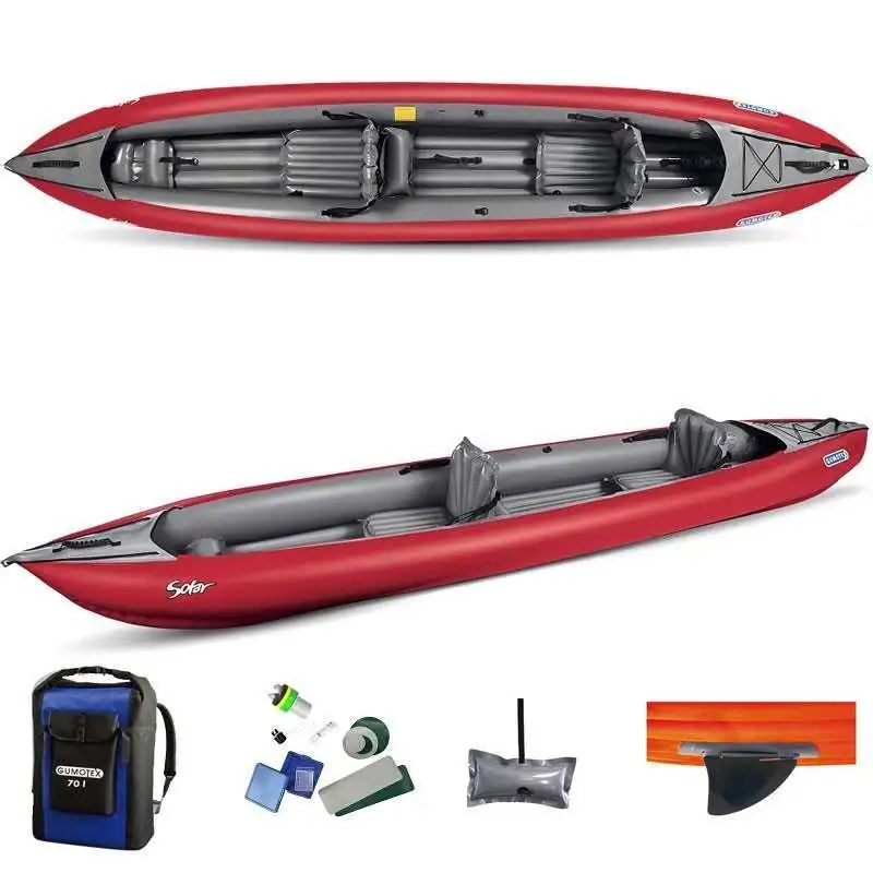 KAYAK GUMOTEX SOLAR rosso 2 posti