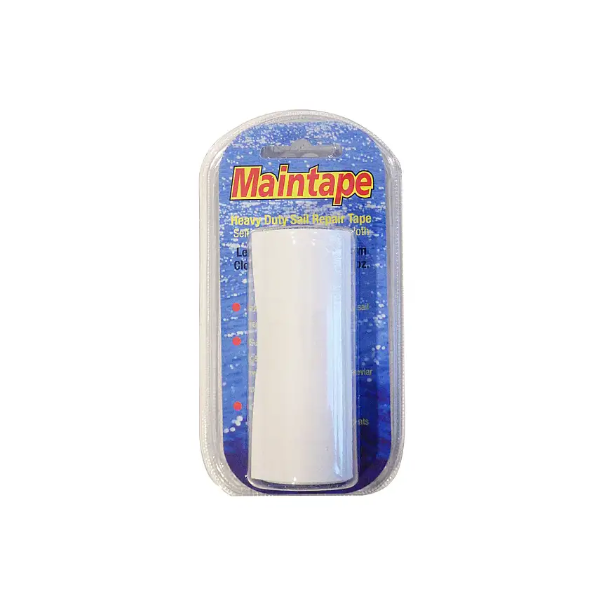 NASTRO MAIN TAPE IN POLIESTERE BIANCO PER RIPARAZIONE VELE H MM.100 LUNGHEZZA MT.1,5