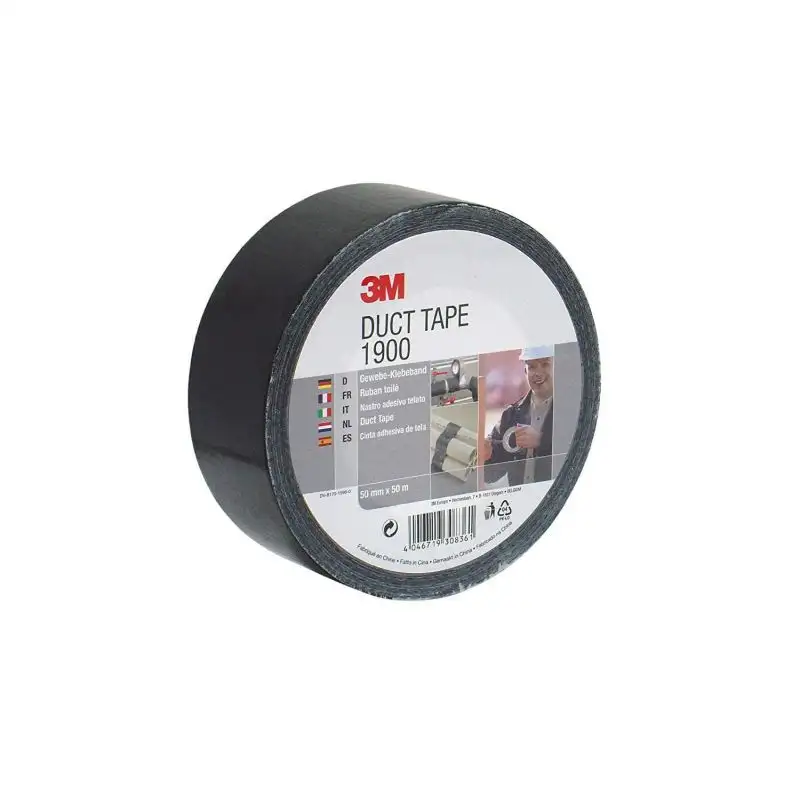 Nastro telato nero multiuso 3M mm.50 x 50 mt