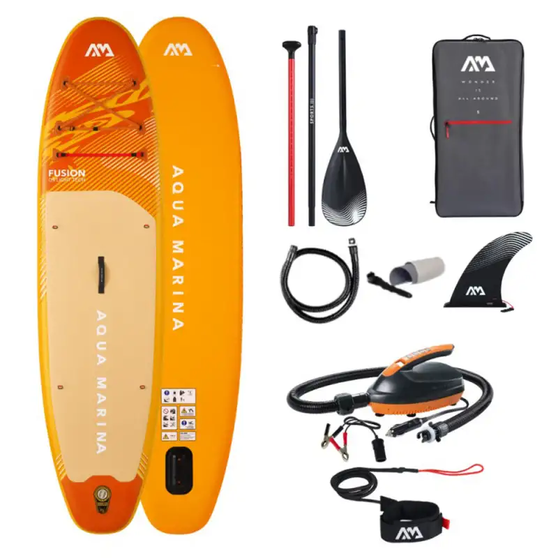 Pack Paddle gonfiabile aqua marina fusion 10.10 + Pompa elettrica 12V