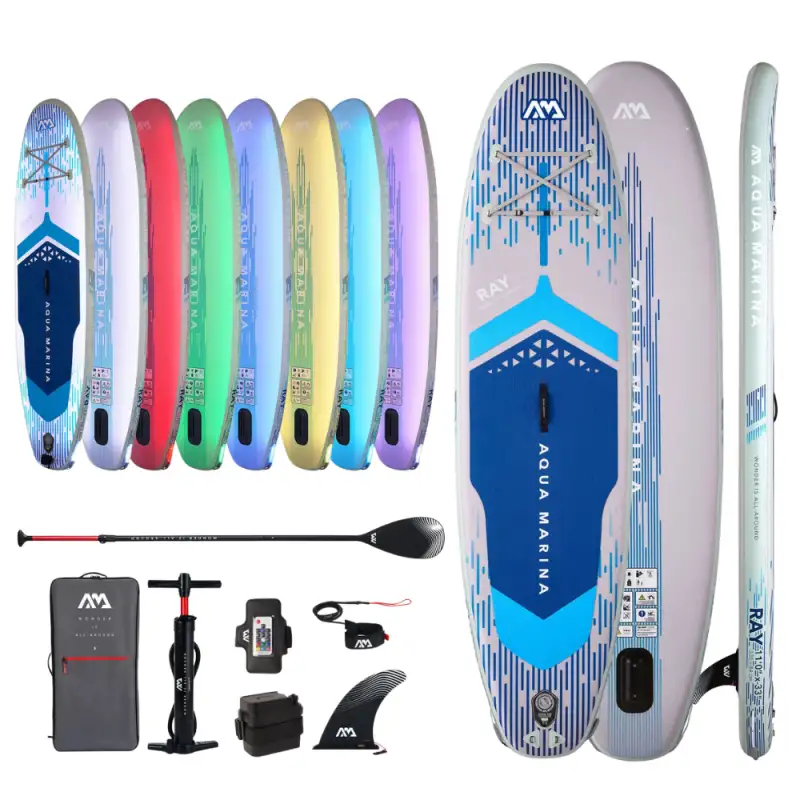 Paddle gonfiabile con LED integrato Aquamarina Ray 11.0