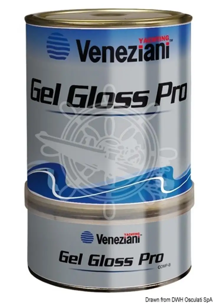 Smalto bicomponente Gel Gloss bianco