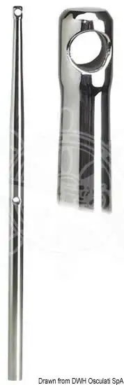 Candeliere inox 710 mm