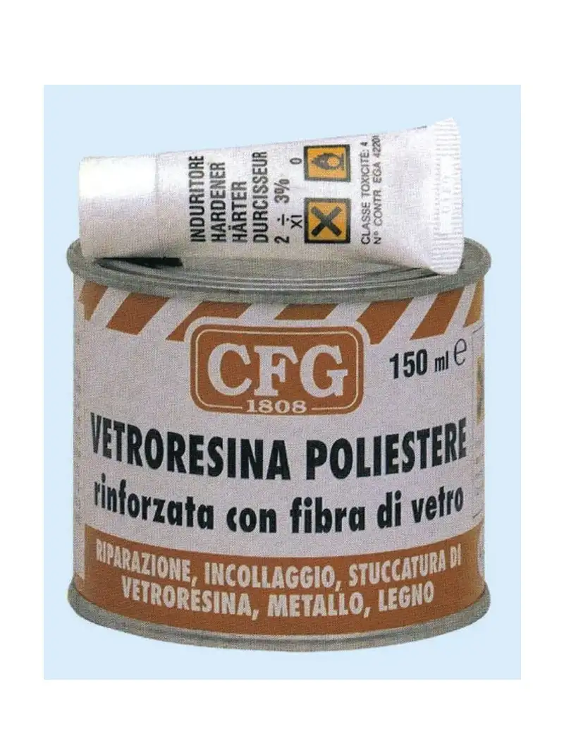 CFG Vetroresina Poliestere con Fibra di Vetro 150ml