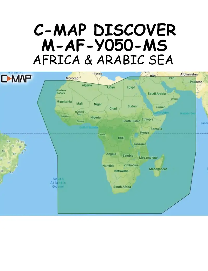 C-Map Discover M-AF-Y050-MS Africa & Arabic Sea