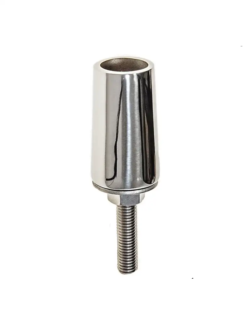 Base Conica Dritta Inox Ø25mm