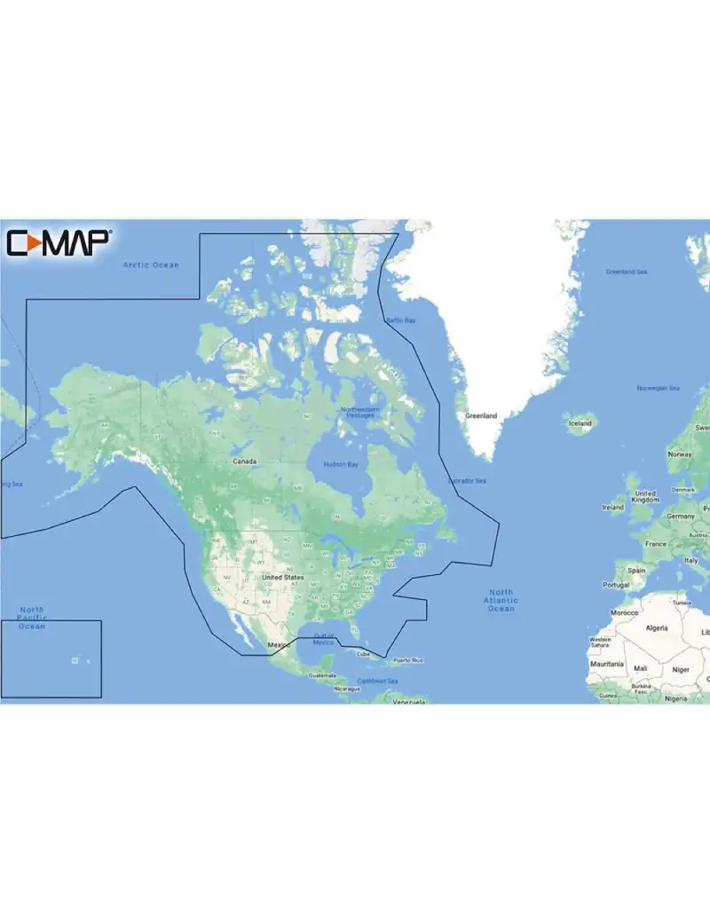 C-MAP Discover M-NA-Y200-MS Nord America