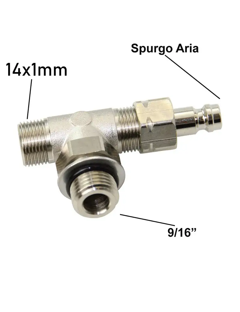 Ultraflex VFNO38 Tee con Spurgo