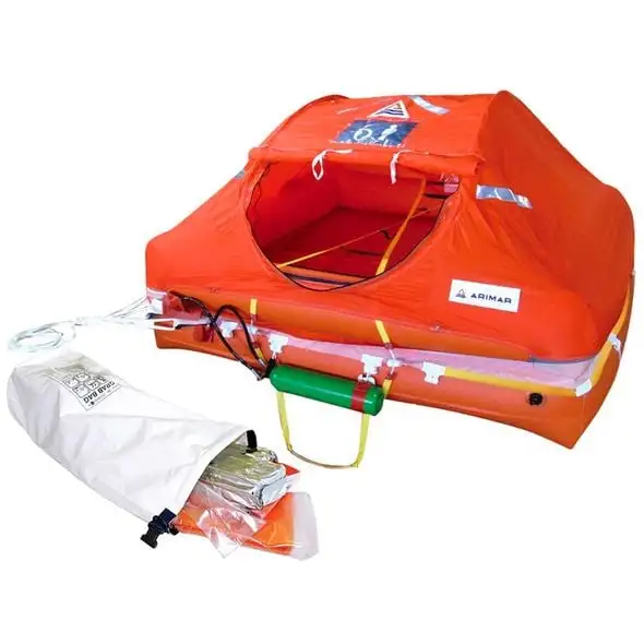 Rottamazione Zattera Arimar Oceanus Container + Grab Bag - 12 P.