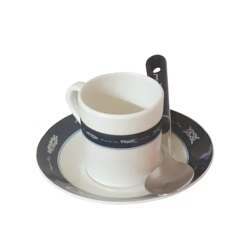 Set de 6 tazze da caffè con piattino