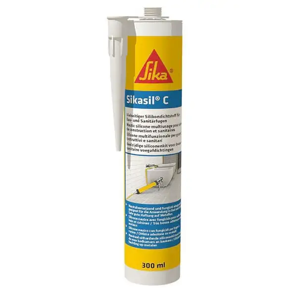 Sika silicone sigillante Sikasil C 300ml - Trasparente