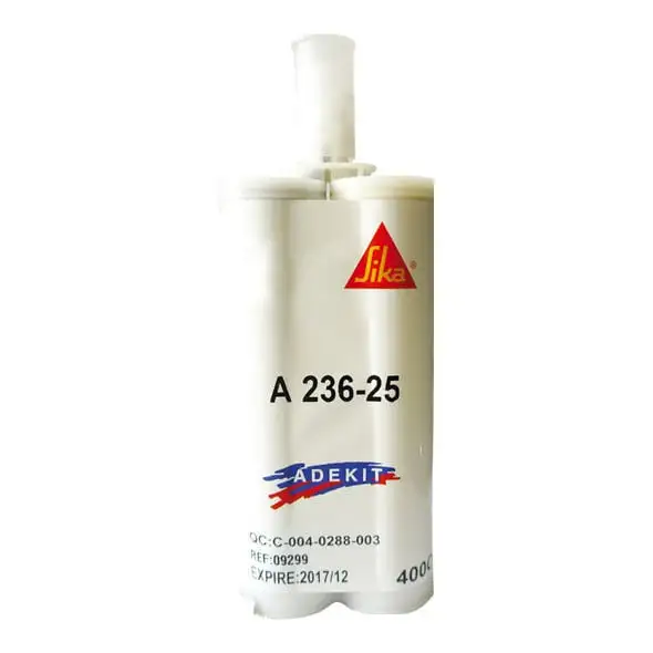 Sikaflex ADEKIT A236-25 ad. bicomponente 400 ml - Nero