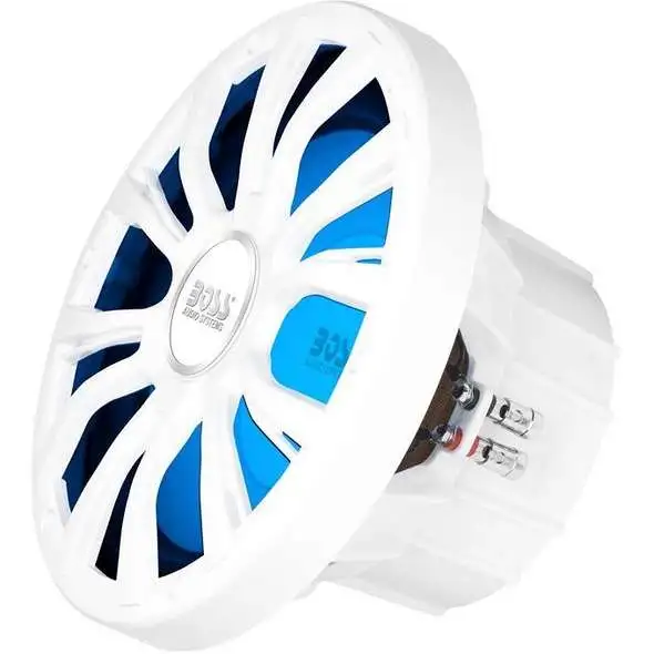 Subwoofer con Illuminazione LED Boss Marine MRGB10 - Bianco