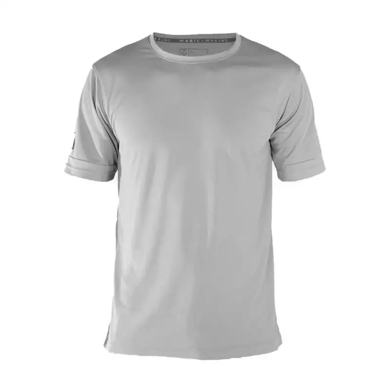 Maglietta Coast quickdry grey - magic navy