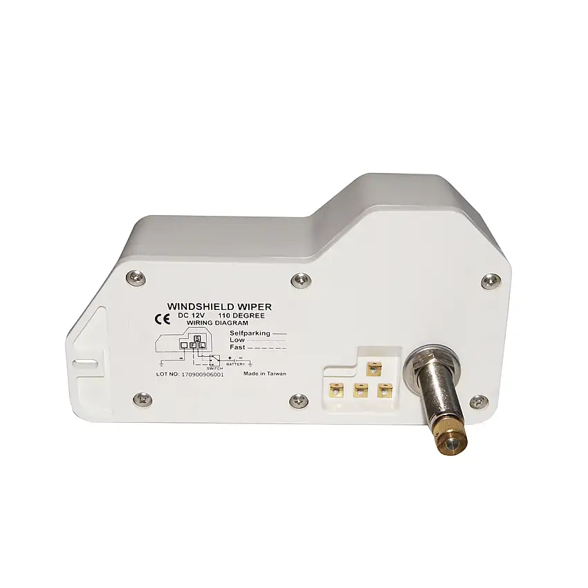 TERGICRISTALLO ELETTRICO TMC 12V DIAMETRO ALBERINO MM.16 LUNGH.MM.50 DIMENSIONI MM.208X112X66