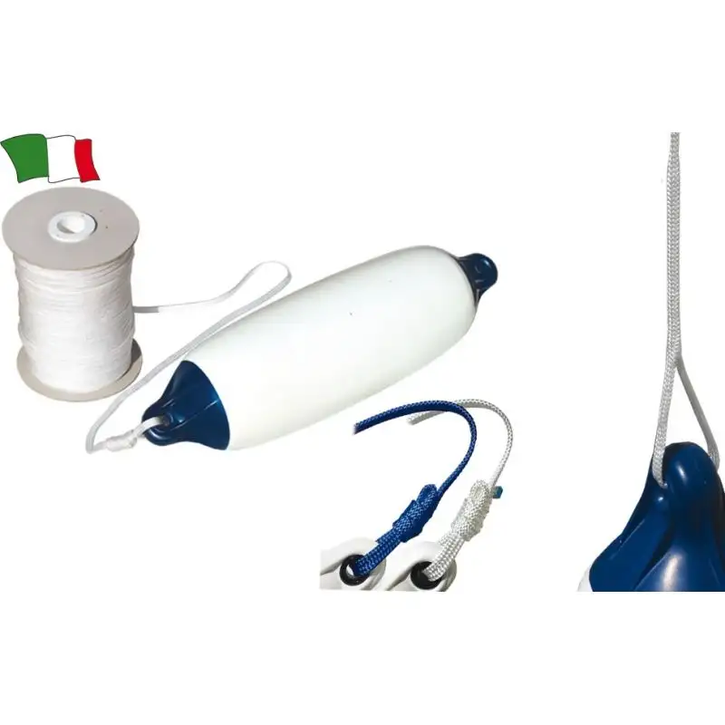 TRECCIA PIATTA BLU PER PARABORDO D.12