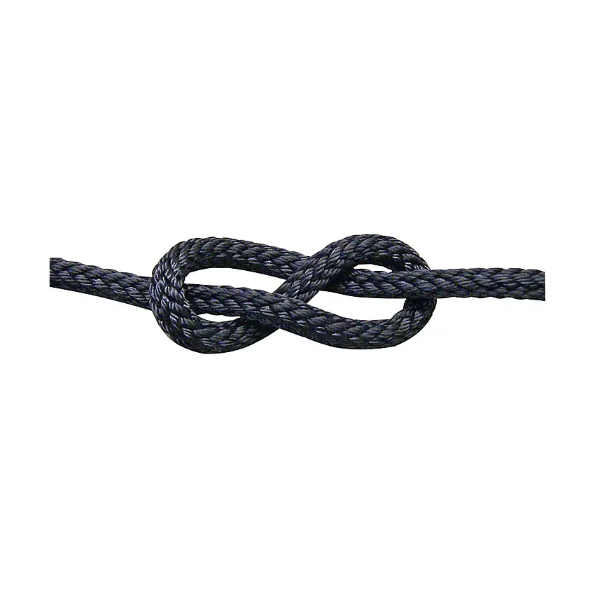 Treccia POLIESTERE Round Line Blu Navy ALTA TENACITA' Mm.22 IN ROTOLI DA MT.100