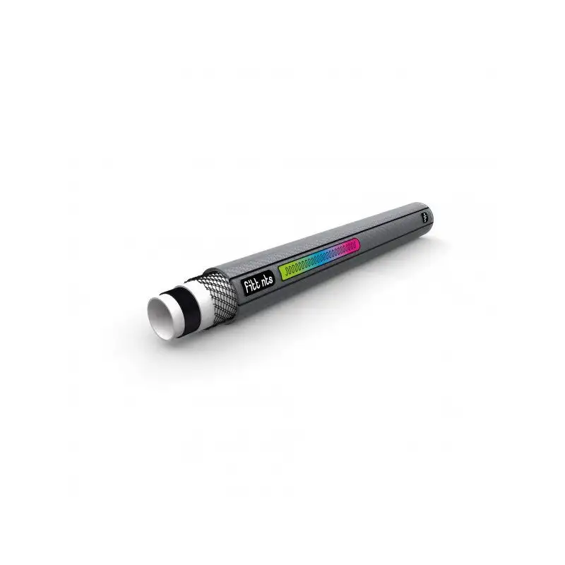 TUBO LAVAGGIO NTS ACQUA - GRIGIO '' CARBONIO '' - 19MM - FITT