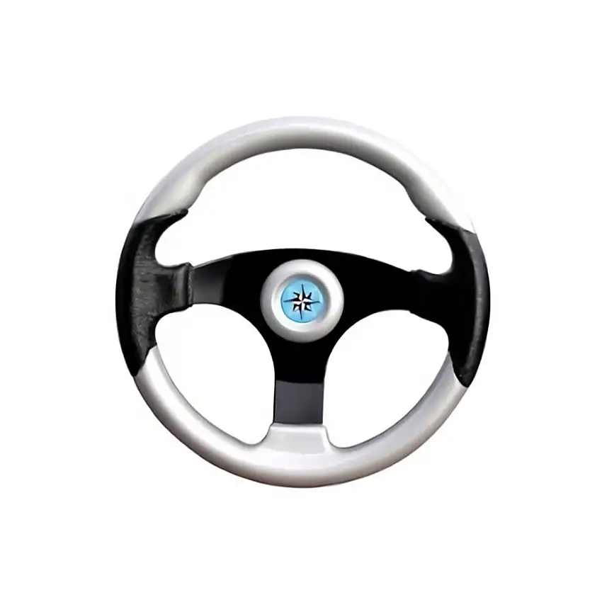 Volante grigio da 350 mm di diametro