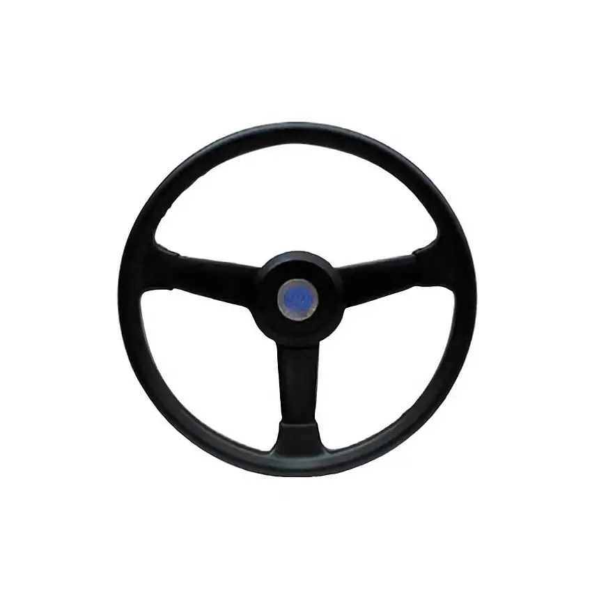 Volante sportivo nero da 320 mm di diametro